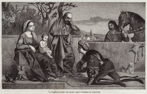 幼児イエスを崇拝する戦士 作： Giorgione da Castelfranco